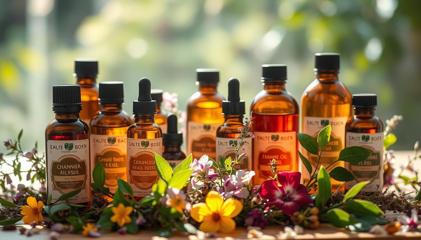 Natural remedies with essential oils